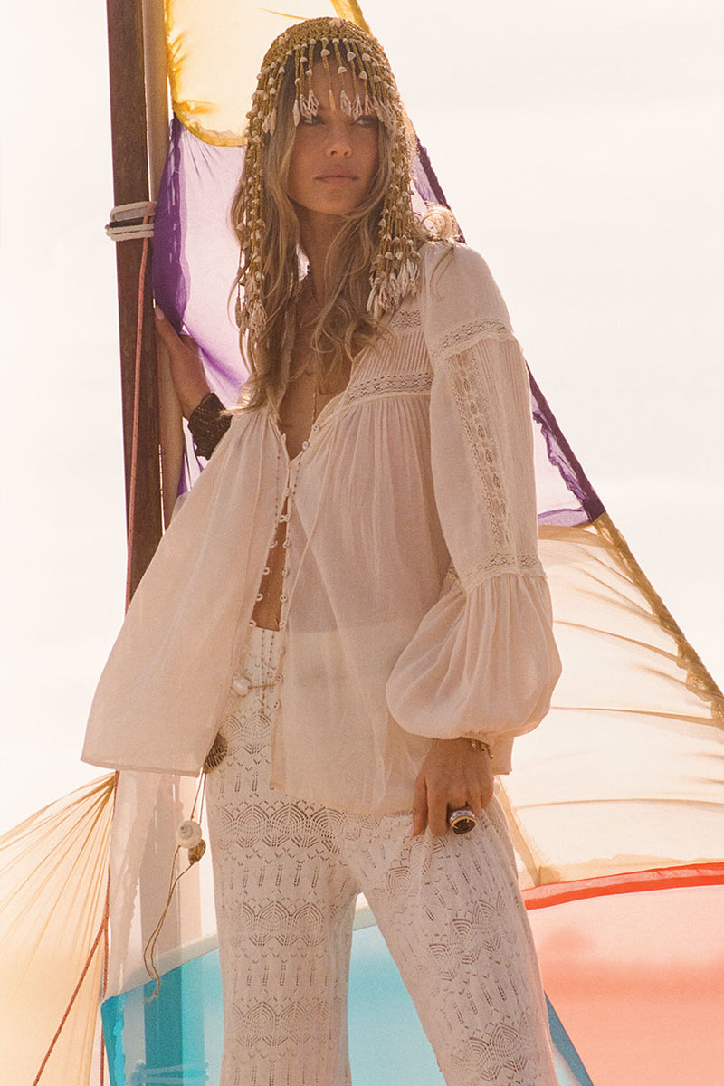 Spell Siesta Pant - White Sand
