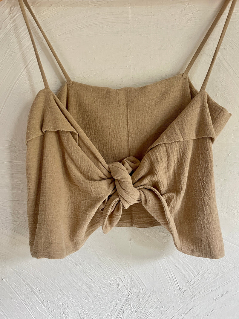 LB Crop Tie Top